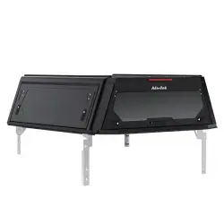 Hardtop Contour noir lisse sans fenêtre latérale Ford Ranger 2023+ double cabine Alu-Cab